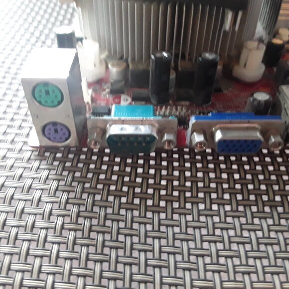 MSI N1996 Motherboard.No Cables,  No Ram, Processor but I'm not sure what kind - Picture 5 of 6